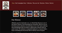Desktop Screenshot of doranbaymodelshipmuseum.com