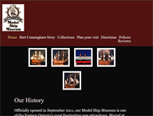 Tablet Screenshot of doranbaymodelshipmuseum.com